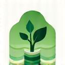 Icon of a leaf, representing sustainable tourism