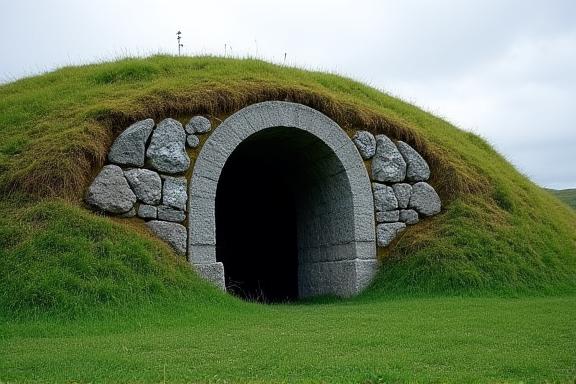 The ancient passage tomb of Newgrange